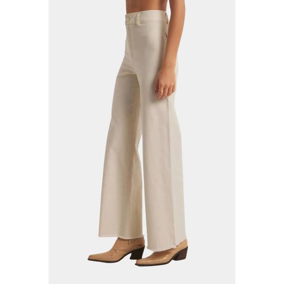 NEW Z SUPPLY rilynn twill pants in sandstone - Picture 3 of 5